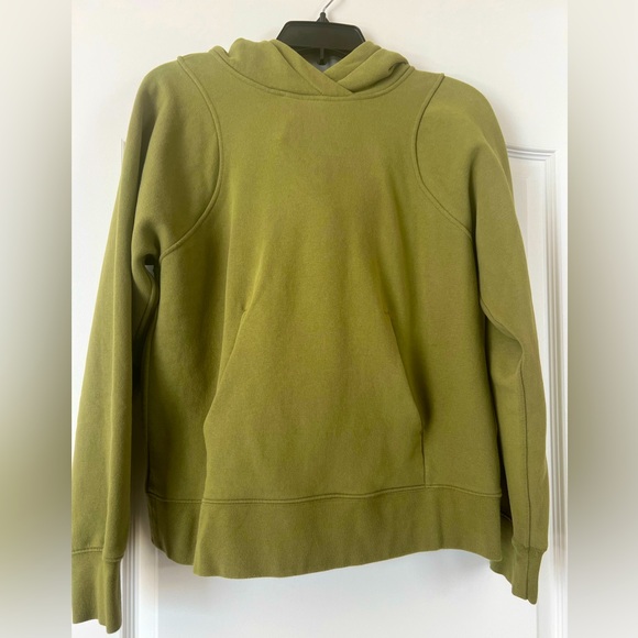 Lululemon Loungeful Hoodie - Color Bronze Green in size 6 - Picture 6 of 9
